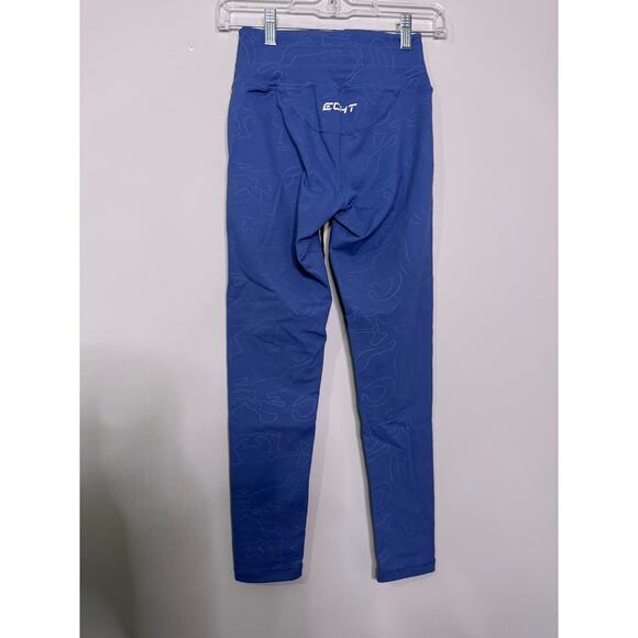ECHT Blue Camo Outline Print Leggings - Picture 3 of 6